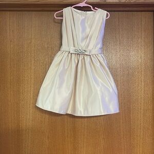 Toddler light tan dress